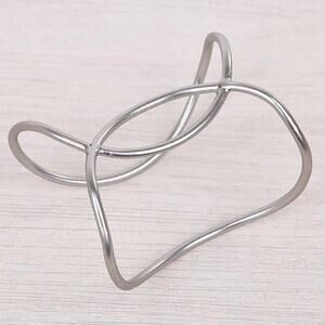 Silver Cuff Bracelet | Crossover